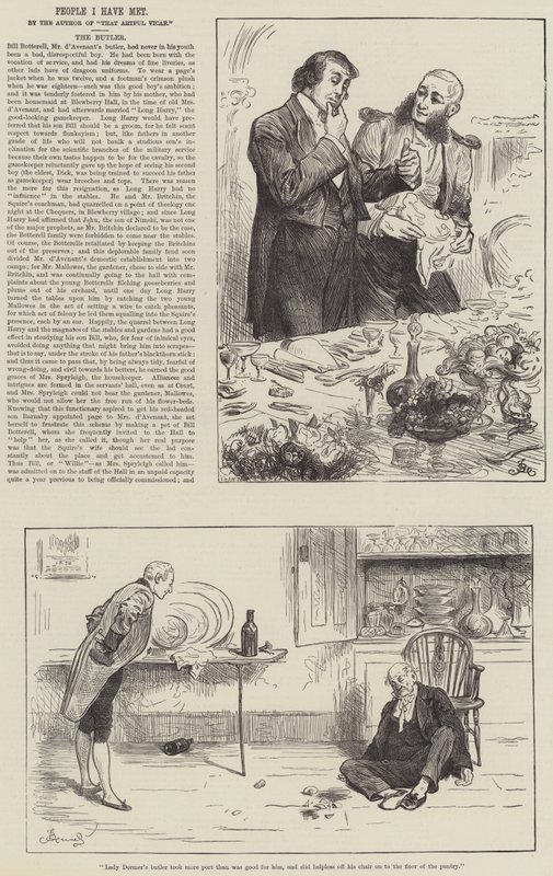Människor jag har träffat, Butlern av Frederick Barnard