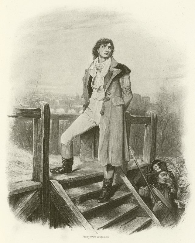 Sydney Carton (gravyr) av Frederick Barnard