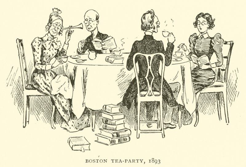 Boston Tea-party, 1893 av Frederick Burr Opper