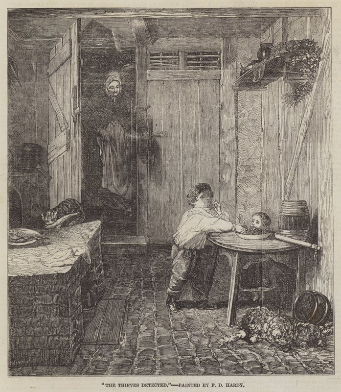 Tjuvarna upptäckt av Frederick Daniel Hardy