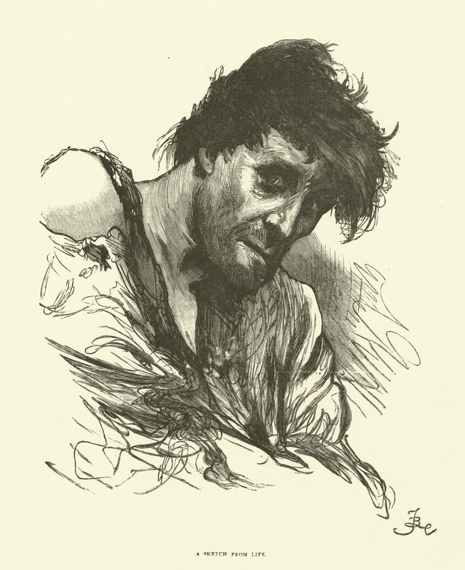 En skiss från livet av Frederick L. Bernard