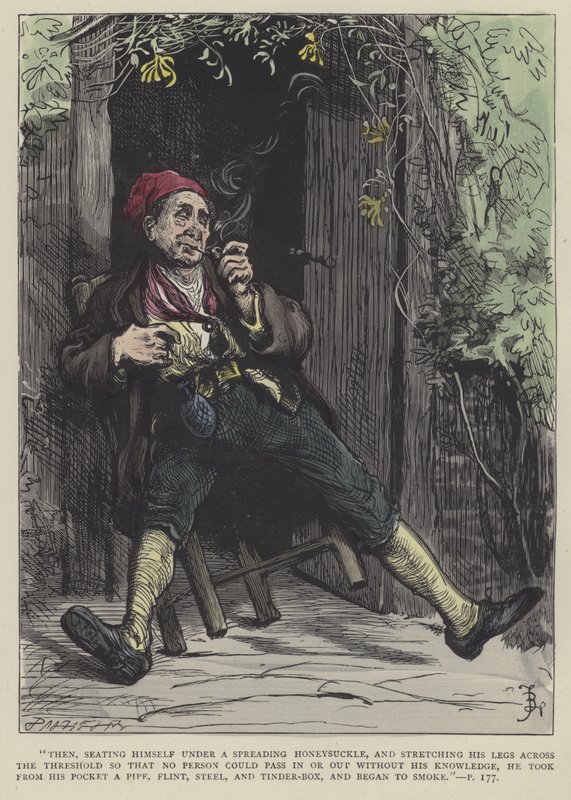 Illustration för Barnaby Rudge av Frederick L. Bernard