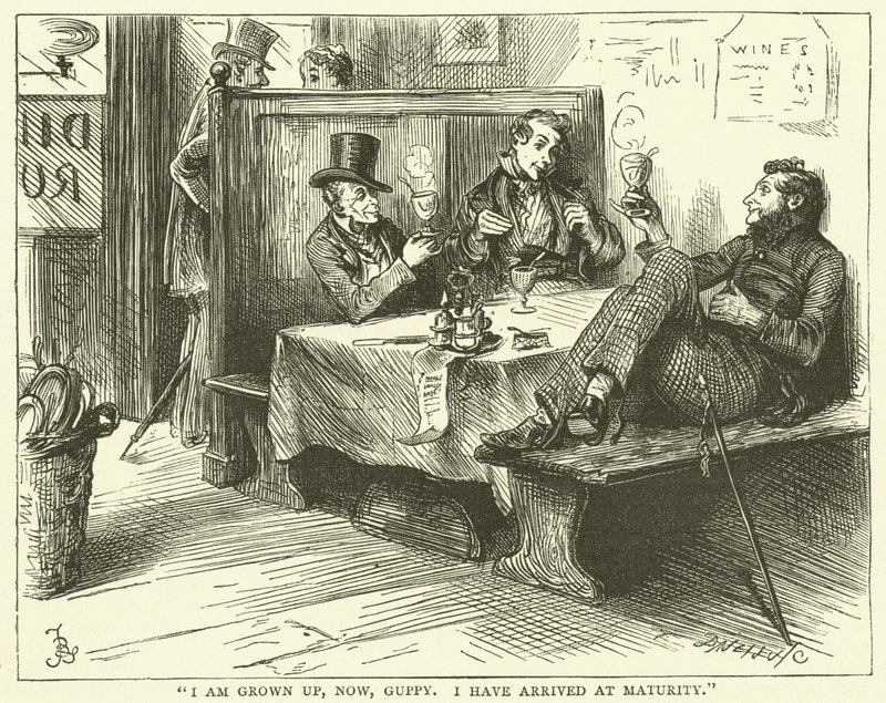 Illustration för Bleak House av Frederick L. Bernard