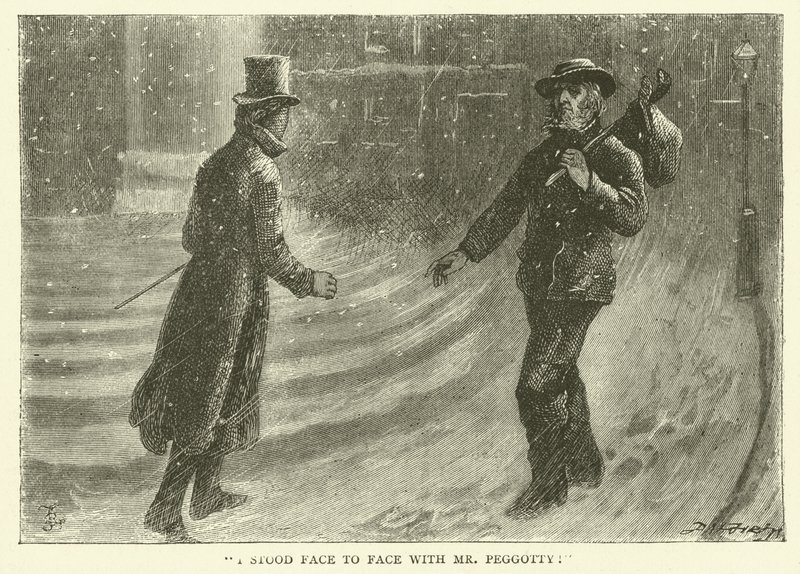 Illustration för David Copperfield av Frederick L. Bernard