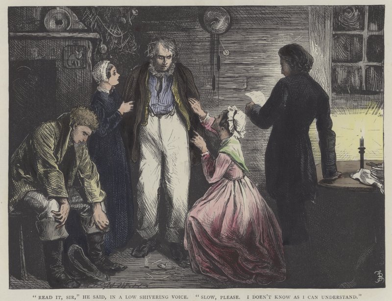 Illustration för David Copperfield av Frederick L. Bernard