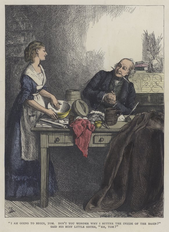 Illustration för Martin Chuzzlewit av Frederick L. Bernard