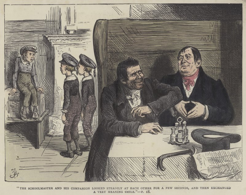 Illustration för Nicholas Nickleby av Frederick L. Bernard