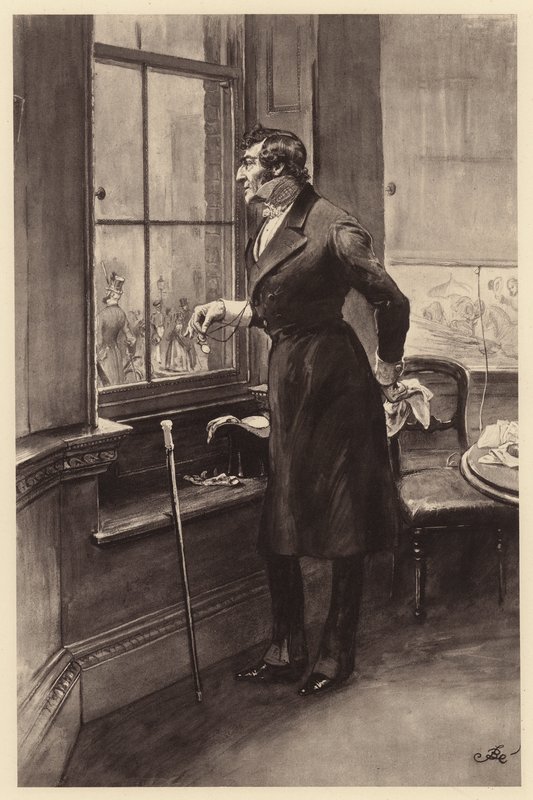 Major Pendennis (litografi) av Frederick L. Bernard