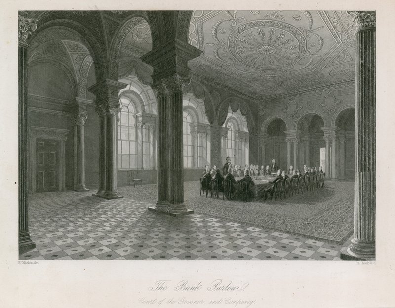 Bank of England, salong av Frederick Mackenzie