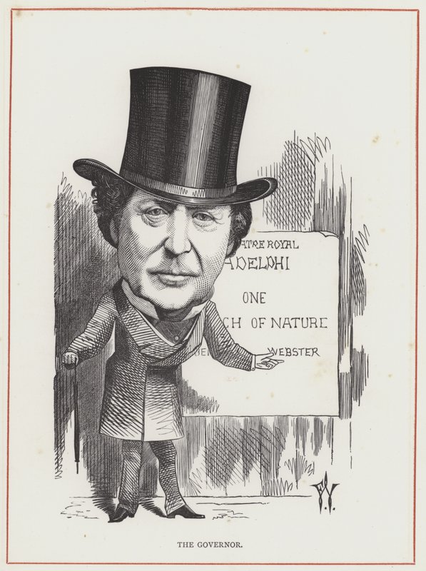 Benjamin Webster, skådespelare av Frederick Waddy