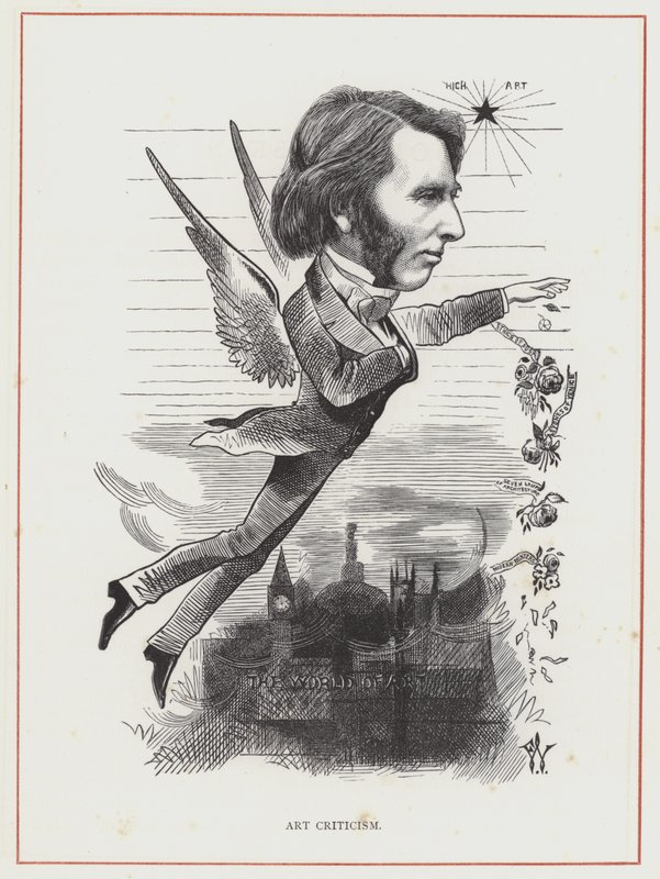 John Ruskin, Konstkritik av Frederick Waddy