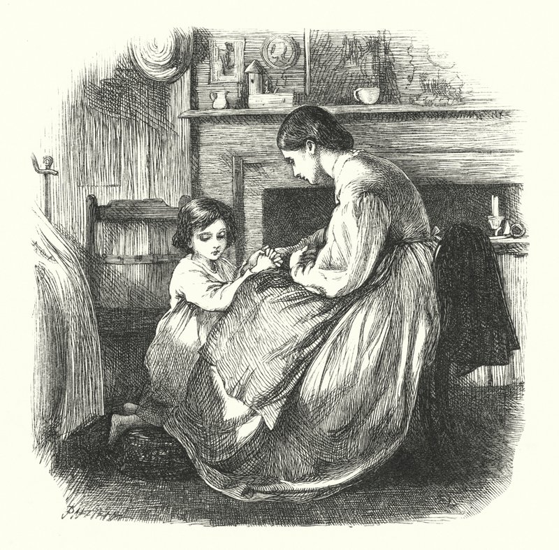 Ett barn i bön av Frederick Walker
