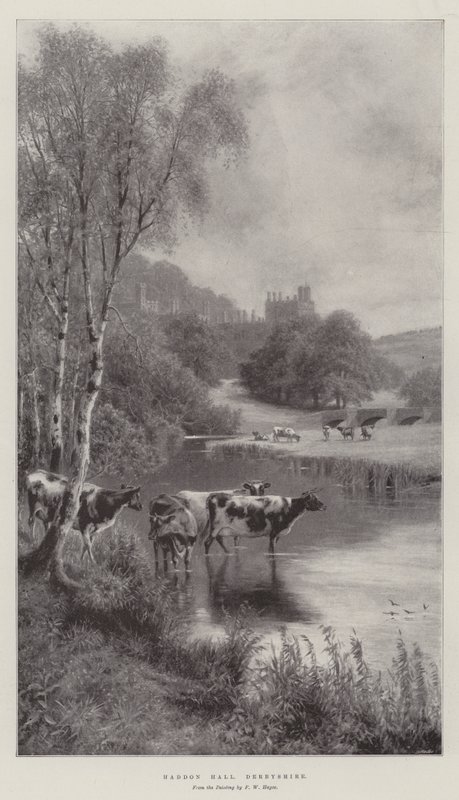 Haddon Hall, Derbyshire av Frederick William Hayes
