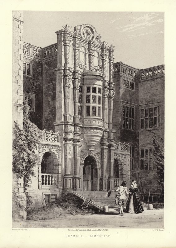 Bramshill, Hampshire (litotint) av Frederick William Hulme