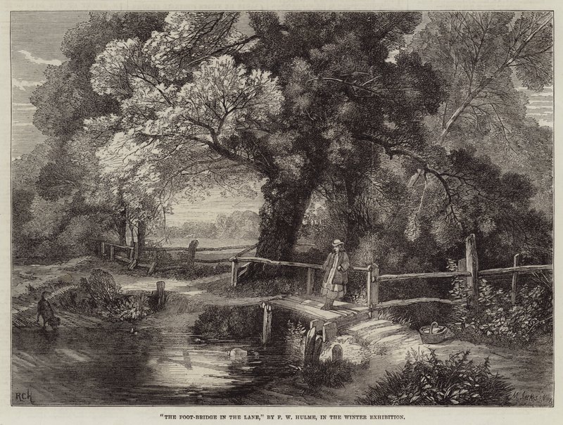 Gångbron i Lane av Frederick William Hulme