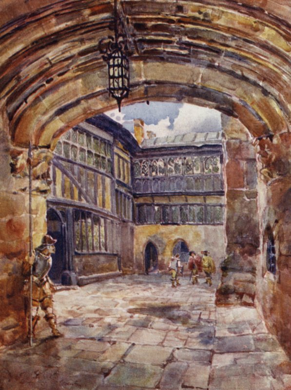 Courtyard, St Marys Hall, Coventry av Frederick William Newton Whitehead