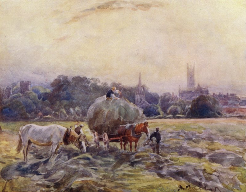 Hayfield, Warwick av Frederick William Newton Whitehead