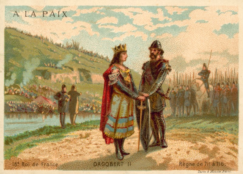 Dagobert III, frankernas kung av French School