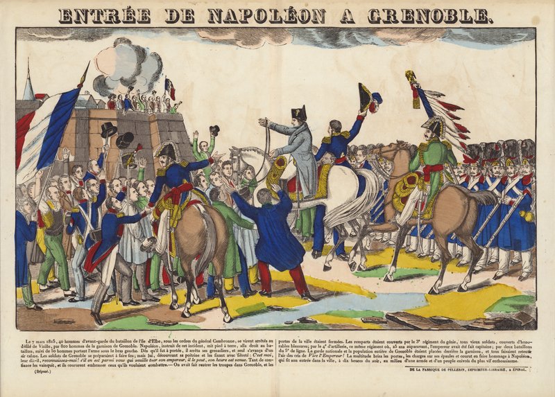 Entree De Napoleon A Grenoble av French School