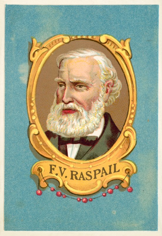 Francois-Vincent Raspail, fransk läkare (chromolitho) av French School