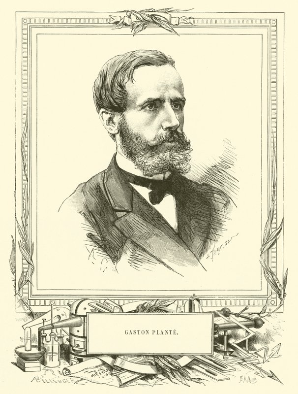 Gaston Plante av French School