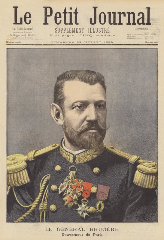 General Brugere, militärguvernör i Paris av French School