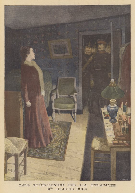 Frankrikes hjältinnor; Juliette Dodu av French School