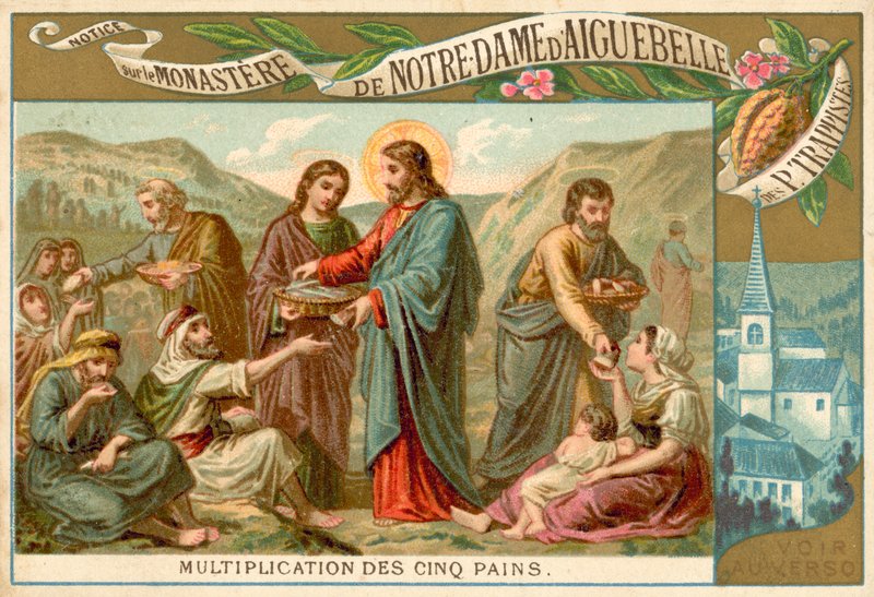 Jesus matar folkmassan av French School