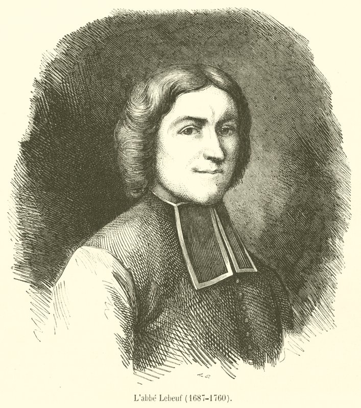 Labbe Lebeuf, 1687-1760 av French School