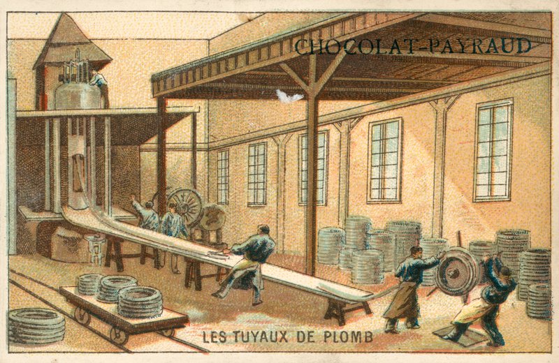 Tillverkar blyrör av French School