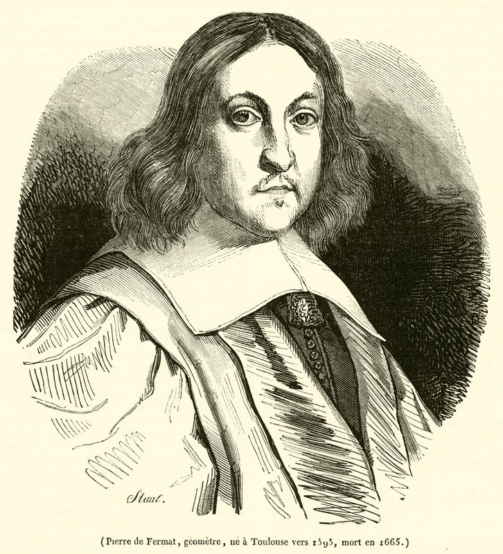 Pierre de Fermat, lantmätare, född i Toulouse omkring 1595, död 1665 av French School
