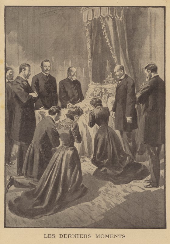 Drottning Victorias sista ögonblick av French School