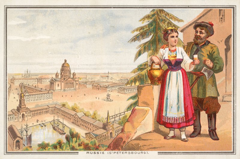 St Petersburg, Ryssland av French School