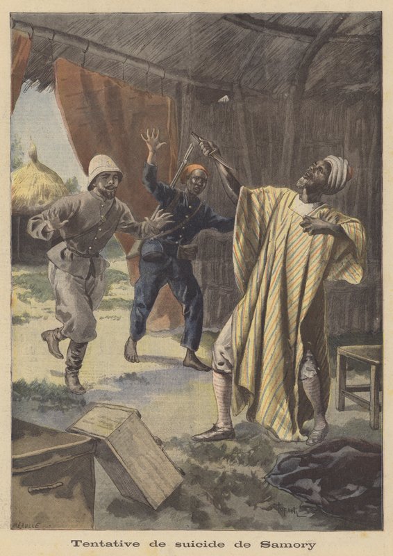 Självmordsförsök av Samory Toure av French School