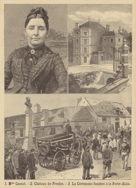 Madame Carnots död av French School