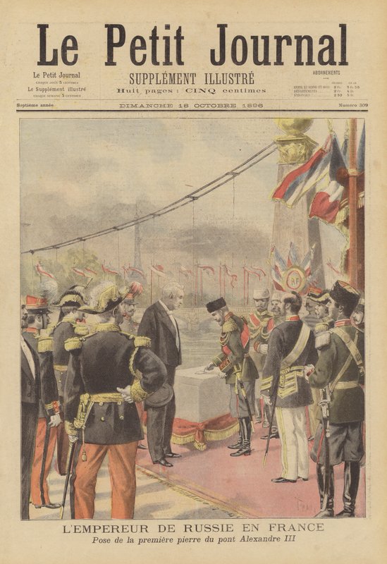 Tsar Nicholas II:s besök i Frankrike av French School