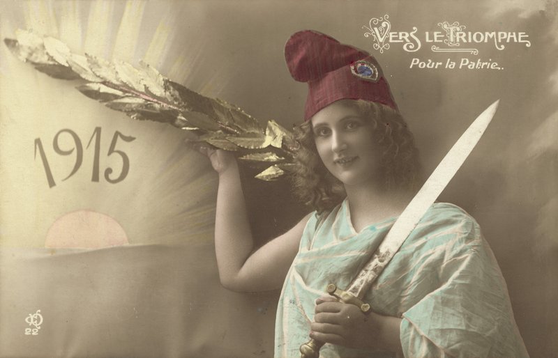1915, Mot triumf, för fäderneslandet av French Photographer
