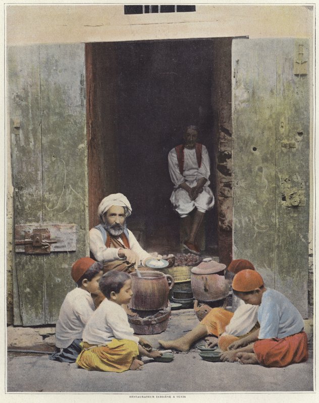 En infödd krögare i Tunis av French Photographer