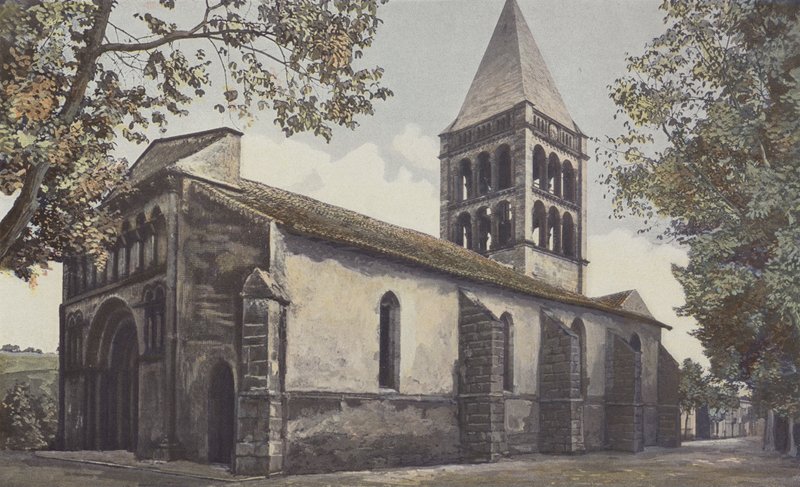 Aillas, Kyrka, Ensemble S O av French Photographer