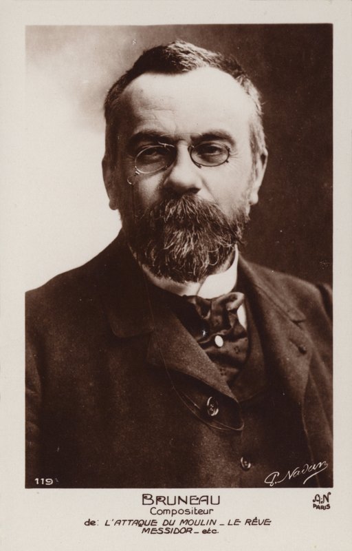 Alfred Bruneau, fransk kompositör (1857-1934) av French Photographer