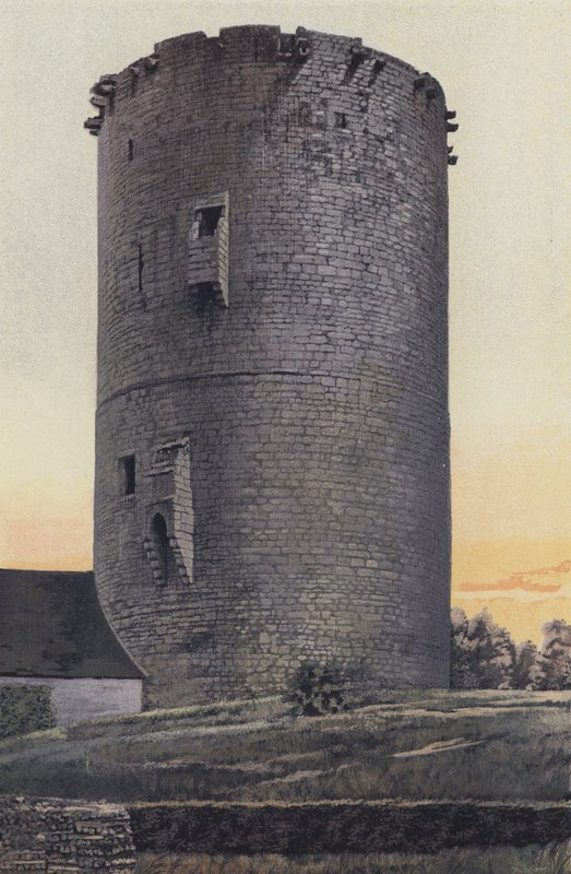Alluyes, Keep of the old castle, Cote O av French Photographer