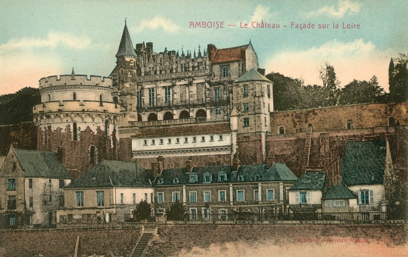 Amboise, slottet av French Photographer