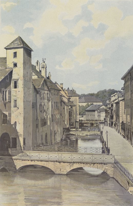 Annecy, Thioux-kanalen av French Photographer