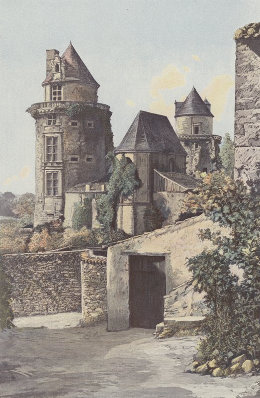 Apremont, Chateau, Corner Tower och Chapel av French Photographer