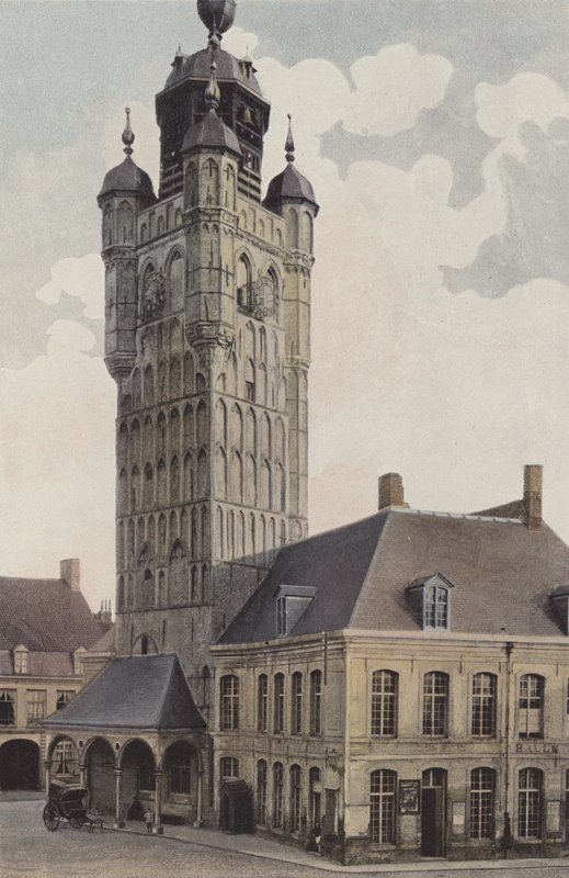 Bergues, klockstapeln av French Photographer