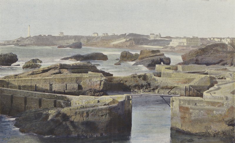 Biarritz, Fiskarnas hamn av French Photographer