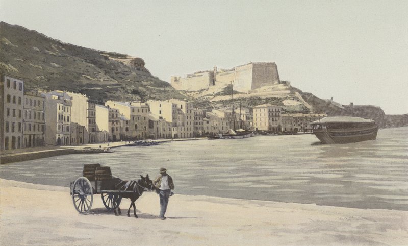 Bonifacio, hamn av French Photographer