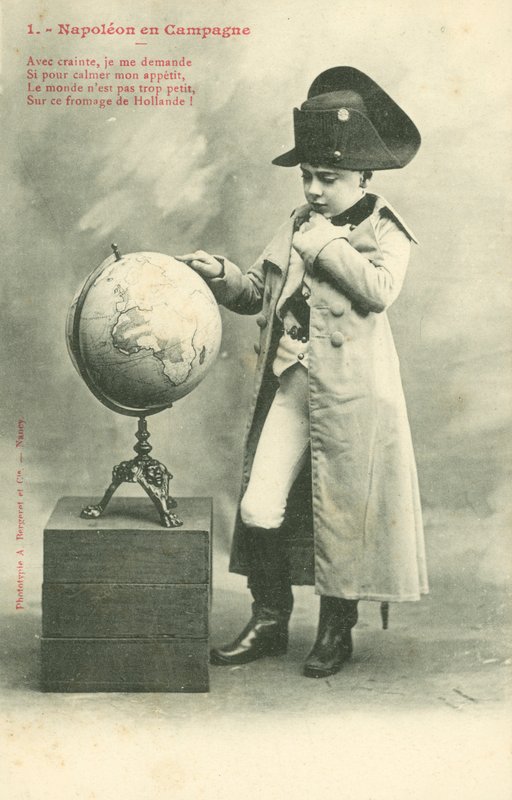 Pojke, utklädd till Napoleon av French Photographer