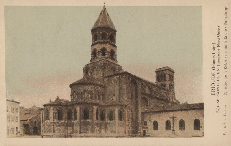 Brioude, Haute-Loire, Saint-Julien-kyrkan av French Photographer