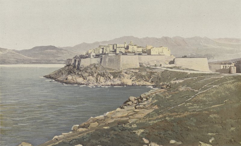 Calvi, övre stan av French Photographer